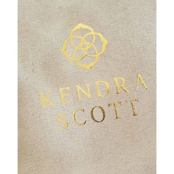 NWT Kendra Scott 16"  Elisa Gold Pendant Necklace Rose Gold Drusy W Dust Bag - Picture 4 of 9